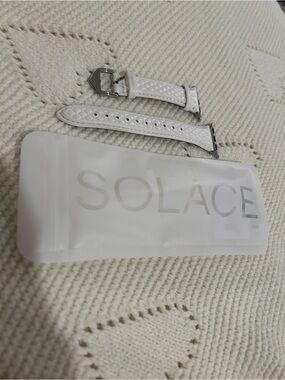 Solace White Leather Watch Strap - Women Accessories